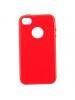 Funda TPU Telone s-case iPhone 4 - 4s roja