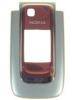 Carcasa frontal Nokia 6131 Plata - Rojo