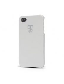 Funda Ferrari Scuderia rigida blanca iPhone 5 - 5S FESIHCP5WH