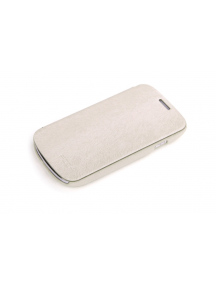 Funda libro Rock Samsung i8190 Galaxy S3 mini crema