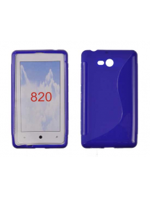 Funda TPU S-case Telone Nokia Lumia 820 azul