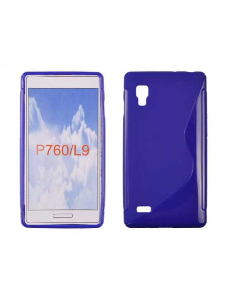 Funda TPU S-Case Telone LG L9 P760 azul