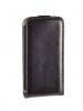 Funda solapa en piel Telone Slim Samsung N7100 Note II negra