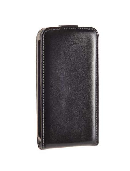 Funda solapa en piel Telone Slim Samsung N7100 Note II negra