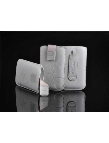 Funda cartuchera en piel Telone Deko gris Samsung i9300