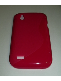 Funda TPU S-case HTC Desire X roja