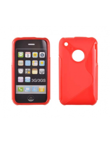 Funda TPU Telone S-case Apple iPhone 3G - 3GS roja