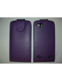 Funda solapa ZTE Grand XM morada