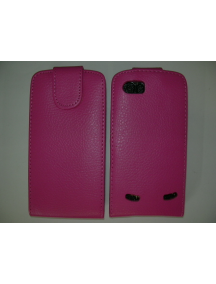 Funda solapa ZTE Grand XM rosa