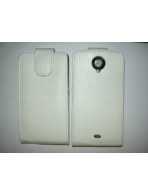 Funda solapa Sony Ericsson Xperia T LT30p blanca