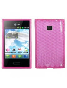 Funda TPU LG L3 E400 rosa