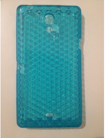 Funda TPU Sony Ericsson LT30p Xperia T turquesa