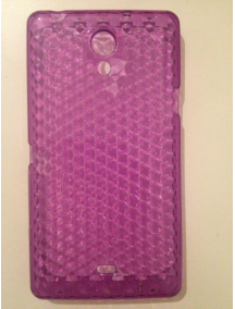 Funda TPU Sony Ericsson LT30p Xperia T morada