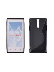 Funda TPU S-case LT26 Xperia S negra