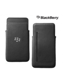 Funda microfibra Blackberry ACC-49282 Z10 negra