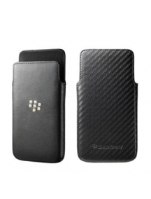 Funda de piel Blackberry ACC-49276 negra Z10