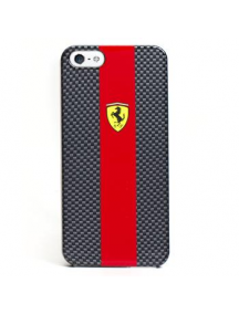 Funda Ferrari rígida Carbono - roja iPhone 5 FECBP5RE