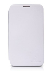 Funda libro de piel Nillkin Samsung N7100 Note 2 blanca