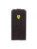 Funda solapa Ferrari New Challange iPhone 5 negra FECHFPFLP5
