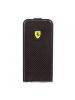 Funda solapa Ferrari New Challange iPhone 5 negra FECHFPFLP5