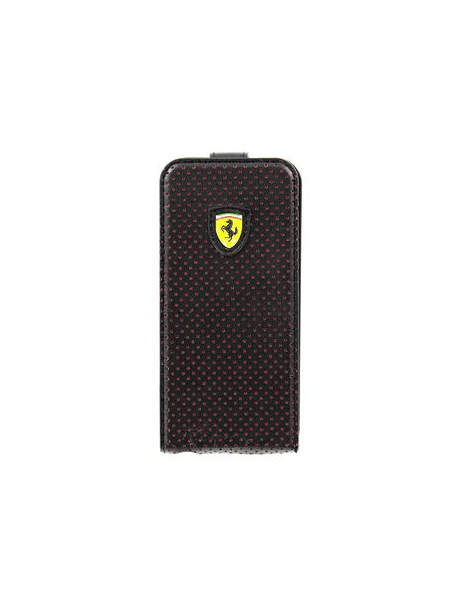 Funda solapa Ferrari New Challange iPhone 5 negra FECHFPFLP5
