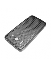 Funda TPU Huawei Ascend G510 Orange Daytona negra diamante