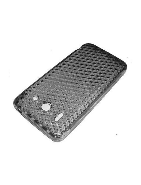 Funda TPU Huawei Ascend G510 Orange Daytona negra diamante