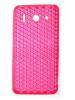 Funda TPU Huawei Ascend G510 Orange Daytona rosa diamante