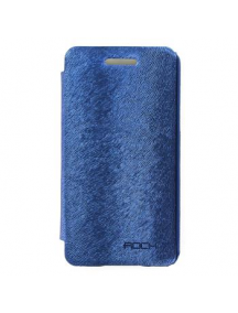 Funda libro Rock Blackberry Z10 azul