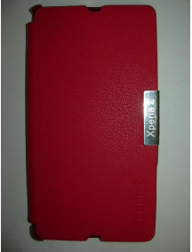 Funda libro LG E975 Optimus G roja