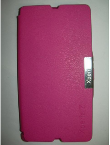 Funda libro LG E975 Optimus G rosa