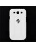 Funda de piel Ferrari Blanca Samsung Galaxy S3 i9300, FEFFHCS3FW