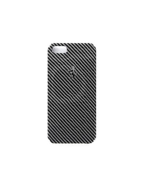 Funda Ferrari rigida carbono - negra iPhone 5 FEFCHCP5BL