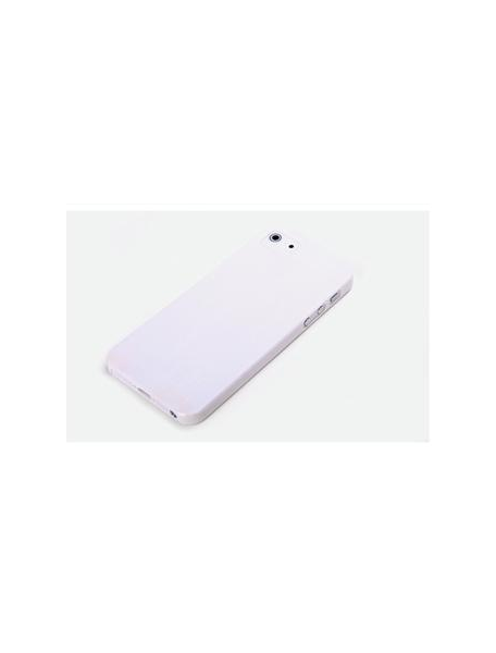 Funda textura extra rock covertura trasera blanca, iphone 5