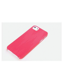 Funda textura extra rock covertura trasera rosa, iphone 5