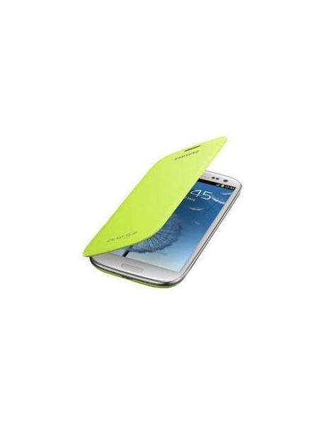 Funda libro Samsung EFC-1M7FME verde I8190 Galaxy S3 mini