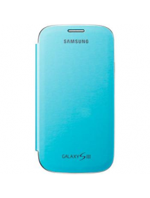 Funda libro Samsung EFC-1M7FLE azul celeste I8190 Galaxy S3 mini