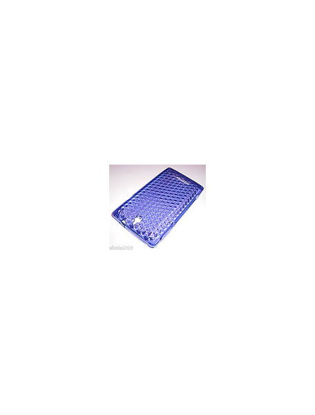 Funda TPU Sony Ericsson C1505 Xperia E azul