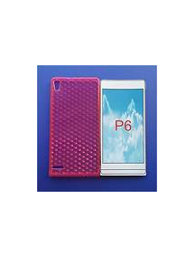 Funda TPU Huawei Ascend P6 Rosa