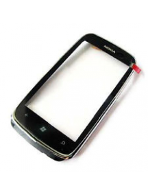 Ventana tactil Nokia 610 Lumia con carcasa frontal