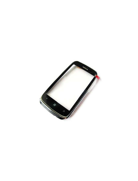 Ventana tactil Nokia 610 Lumia con carcasa frontal
