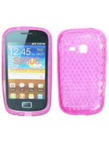 Funda TPU Samsung S6500 Galaxy Mini 2 rosa