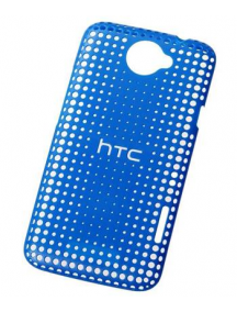 Protector Trasero rigido HTC One X, HC C740 azul