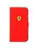 Funda libro Ferrari en piel Samsung Galaxy S4 i9500 FESCRUFLHS4R
