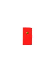 Funda libro Ferrari en piel Samsung Galaxy S4 i9500 FESCRUFLHS4R
