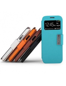 Funda libro Rock Flexible Samsung Galaxy S4 i9500 celeste