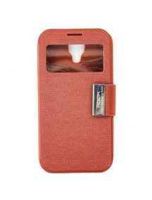 Funda libro Rock Flexible en piel Samsung i9500 café